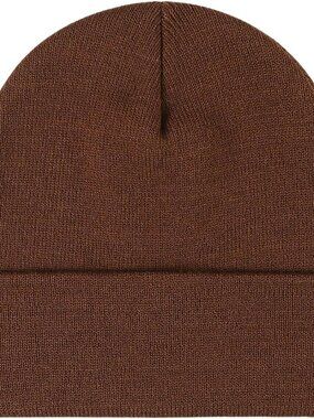Unisex Coffee Warm Thick Knitted Cuffed Beanie Winter Pull-on Classic Skull Cap